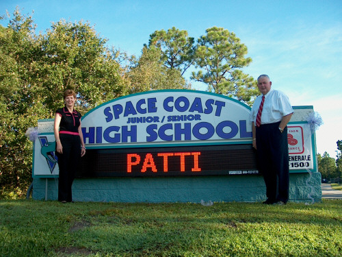 Port St. John Space Coast High School New Sign